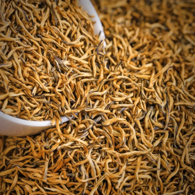 Fouramzingtea Black Tea Premium|JinJunMei Supreme Quality 100% Tea Buds|Authentic Wuyi Mountain Black Tea