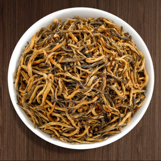 Fouramzingtea Black Tea Premium｜JinJunMei Supreme Quality 100% Tea Buds|Authentic Wuyi Mountain Black Tea