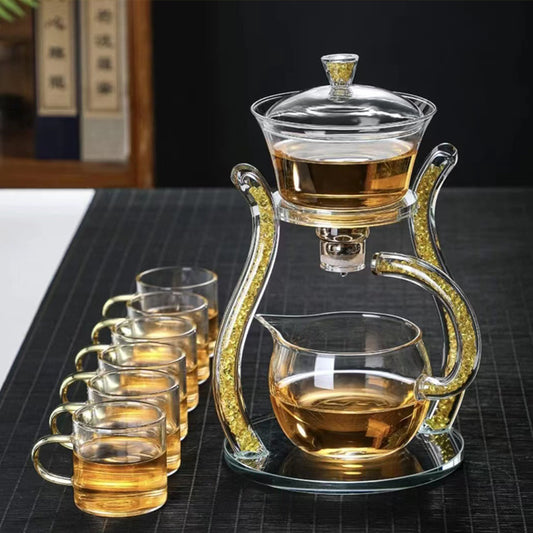 Fouramazingtea+Tea ware+Palace semi-automatic tea set